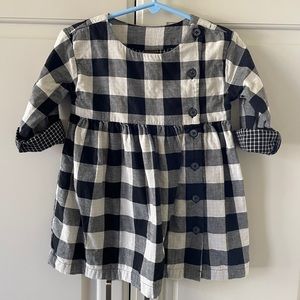 Tea Collection Buffalo Check dress, size 18-24 mo